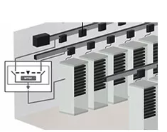 Configuration with maintenance busbar and MTSE / RTSE