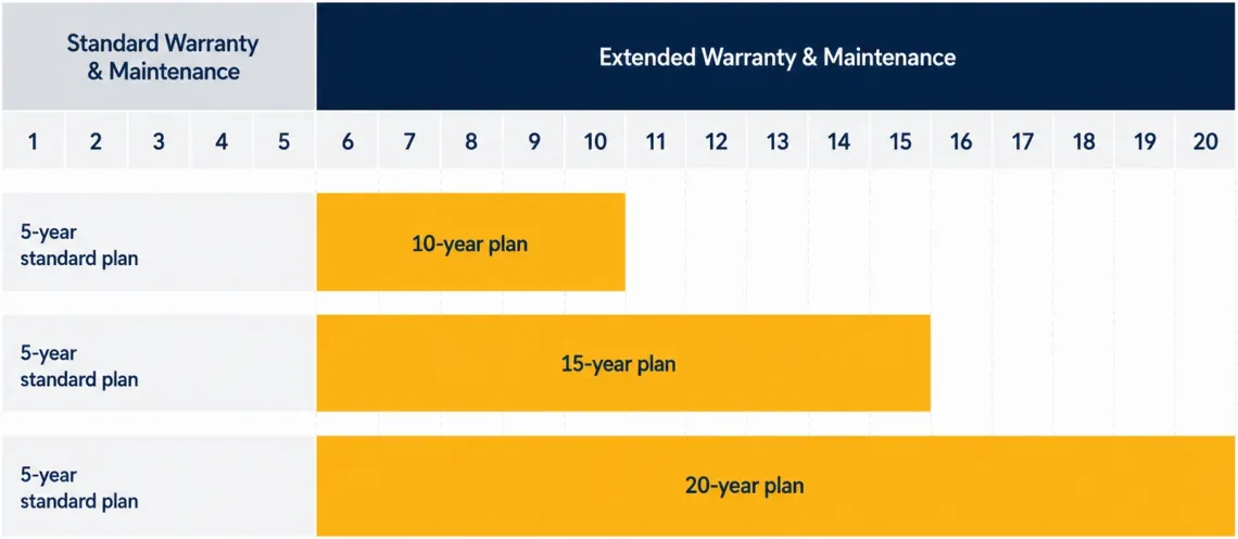 Warranty & Maintenance Services coverage plan