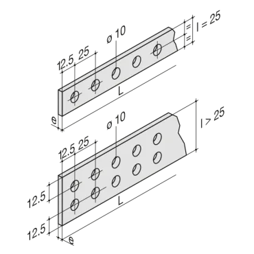 Prepunched copper bars - Power Protection, Transfer & Distribution - PRODUCT_MAIN_PICTURE2_EXT