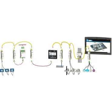 DIRIS Digiware IO - Power Monitoring and Metering - EXPLODED_VIEW_EXT