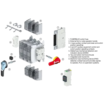 FUSERBLOC UL - Power Protection, Transfer & Distribution - EXPLODED_VIEW_EXT