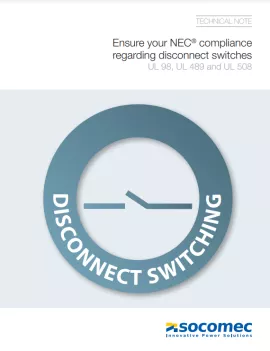 NEC compliance disconnect switches